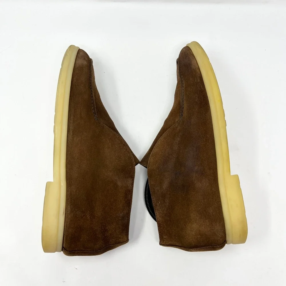 Church's Girvan Men's Brown Suede Slip On Ankle Boots Approx Size 9 Italy